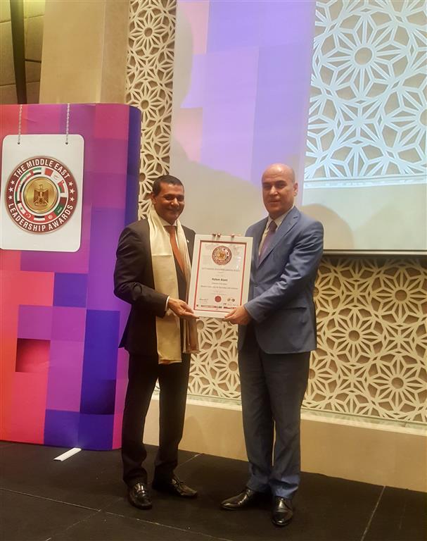 Dr. Hatem Alamy Granted The Middle East Education Leadership Award in Dubai, UAE