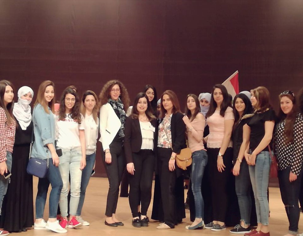 MUBS Students attend the “Second Arab Talent Show” at the Lebanese University