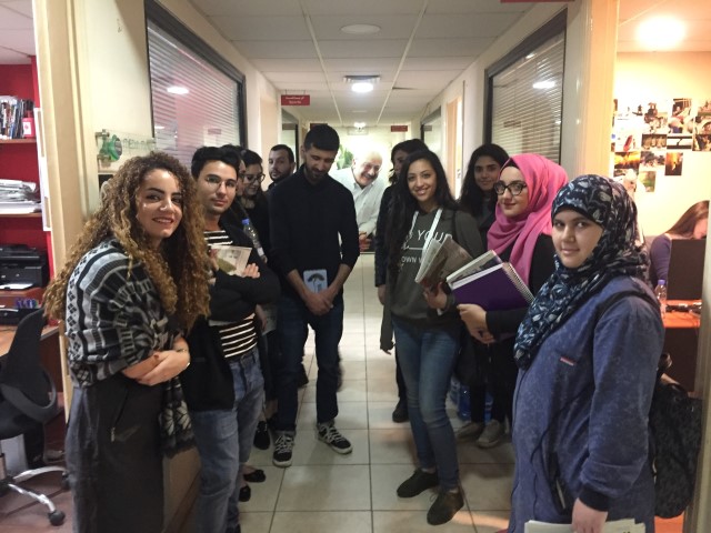 Media Students visit Al Akhbar newspaper