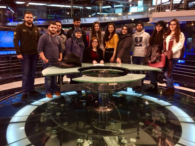 Media Students Visit Future TV