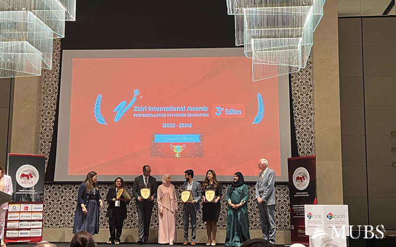 MUBS Awarded the Zairi International Award for Excellence in Higher Education - Internationalization