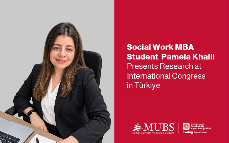Social Work MBA Student Pamela Khalil Presents Research at International Congress in Türkiye