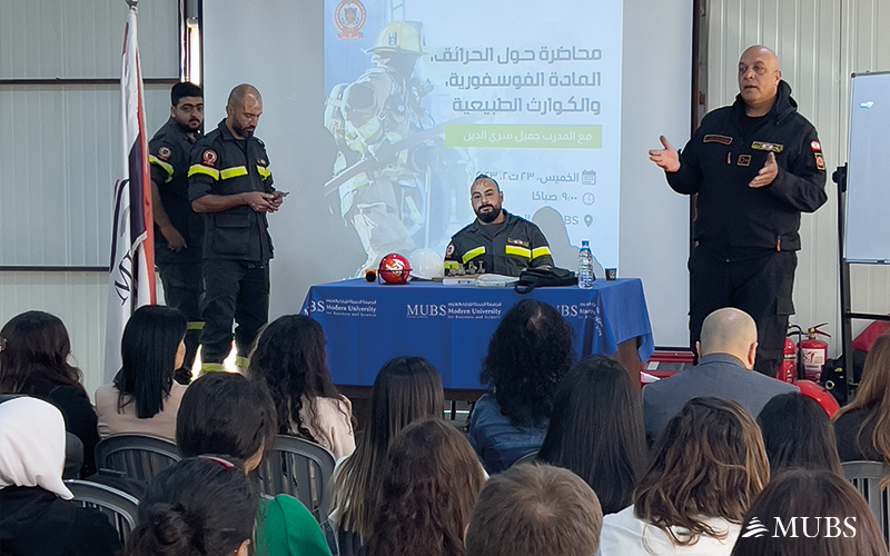 MUBS and the Civil Defense Organize Lecture on Fire Emergencies and Phosphorus Handling