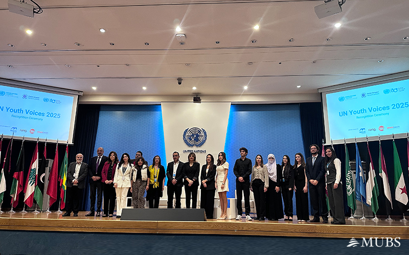 MUBS Designers Secure 1st & 2nd Place at ‘UN Youth Voice 2025’ Competition