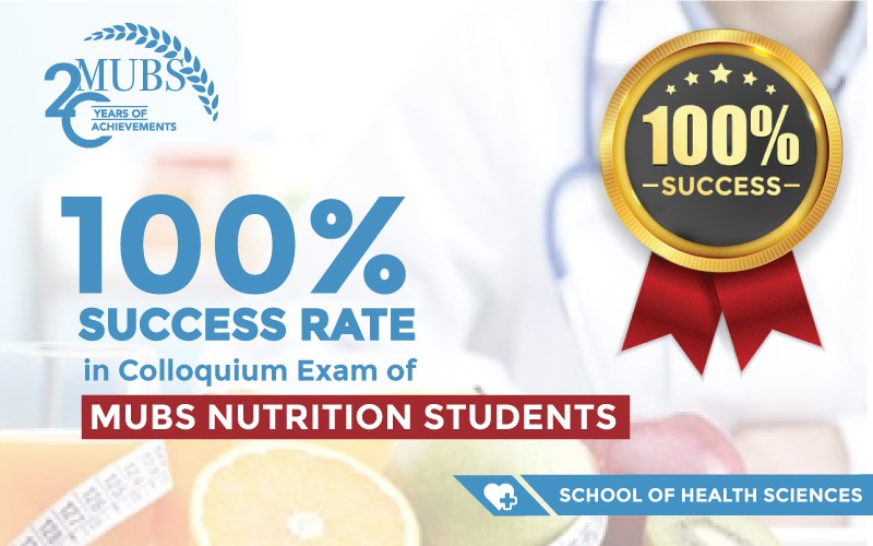 Nutrition Department Students success in the Colloquium Exam