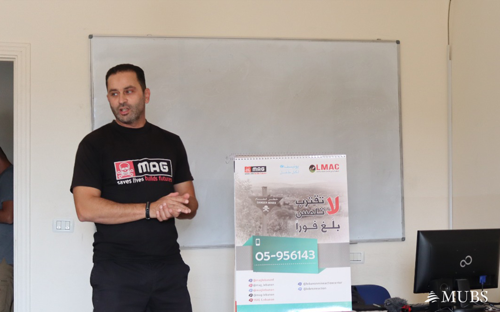 Mines Advisory Group Delivers Landmine Awareness Session at Rashaya Campus