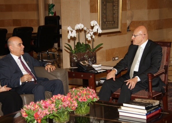 Prime Minister Mr. Tammam Salam receives MUBS delegation